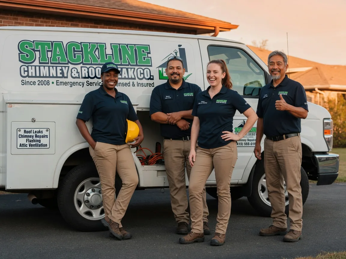 Chimney flashing repair company in Whitney, PA